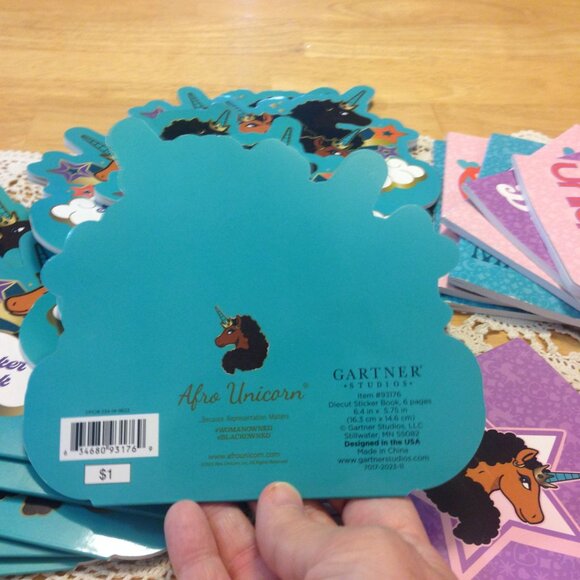 Christmas Stocking Stuffers bundle, stickers and notebooks, unicorns - Picture 4 of 8